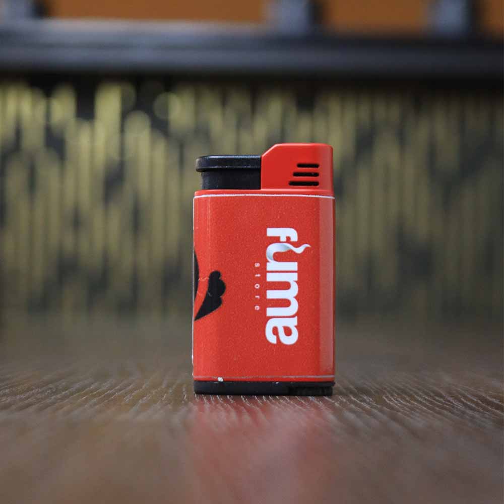 FUME - PALIO TORCIA SINGLE FLAME JET LIGHTER RED COLOUR | PAL-CL-100-RD - Image 2
