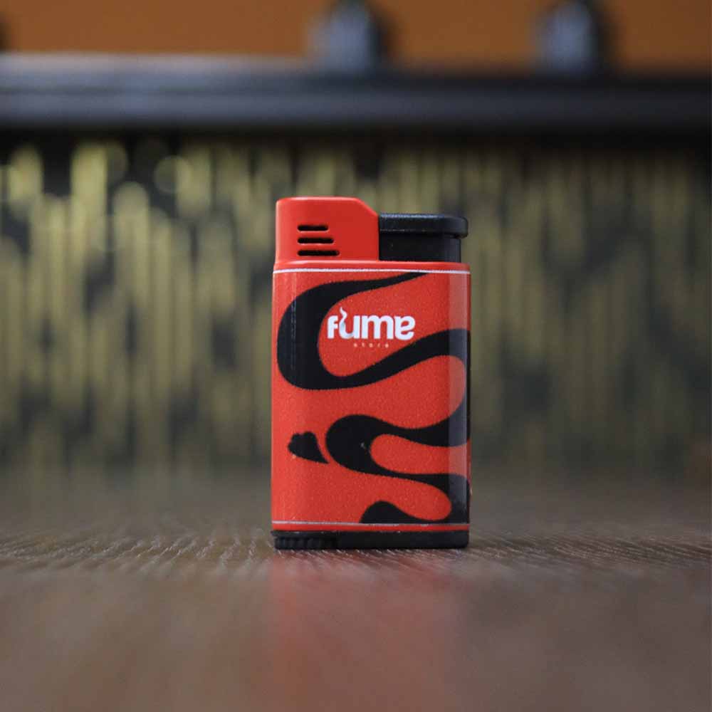 FUME - PALIO TORCIA SINGLE FLAME JET LIGHTER RED COLOUR | PAL-CL-100-RD