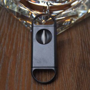 THE BIG EASY TOBACCO V SHAPED CIGAR CUTTER CUTS UP-TO 54 RING GAUGE CIGAR BLACK COLOUR (9365C)