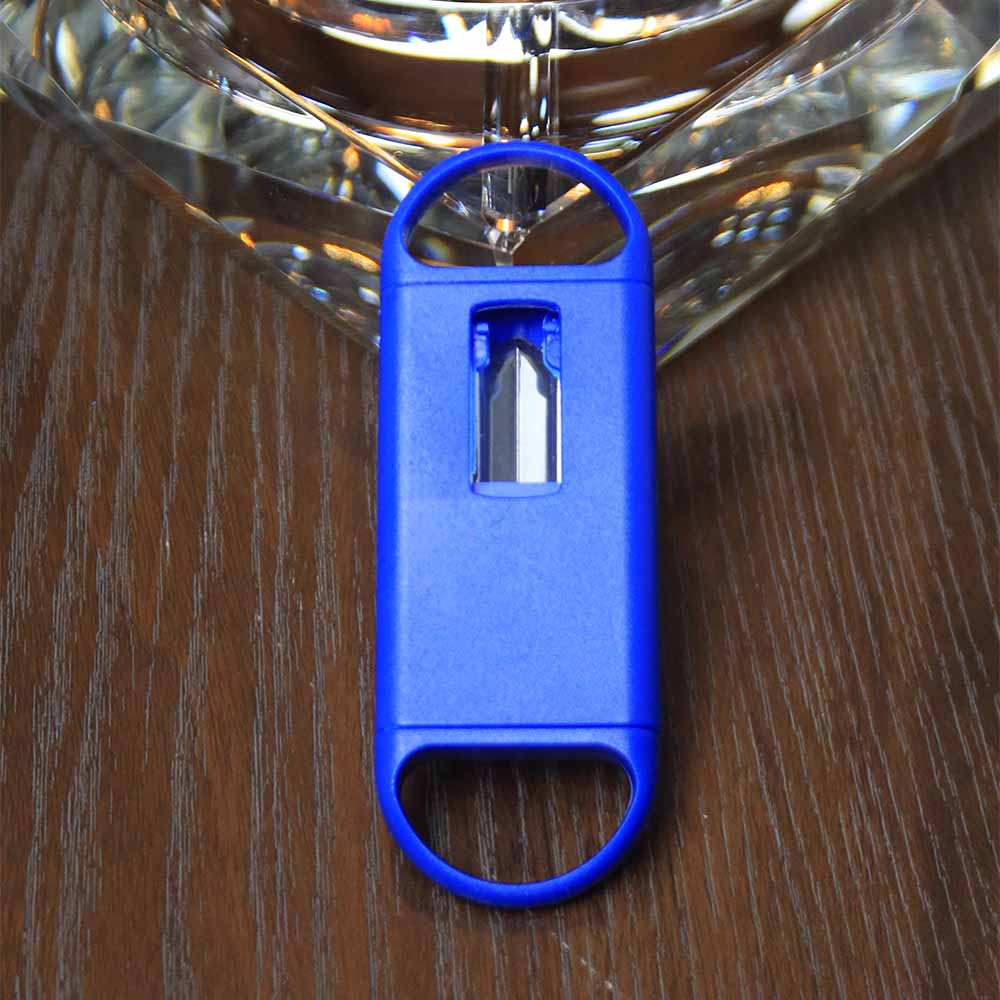 THE BIG EASY TOBACCO V SHAPED CIGAR CUTTER CUTS UP-TO 54 RING GAUGE CIGAR BLUE COLOUR (9365C) - Image 3