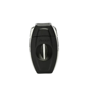 XIKAR FLIP DUAL V SHAPED AND STRAIGHT CUT CIGAR CUTTER BLACK COLOUR (XI-160BK)