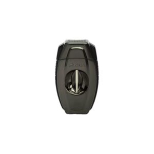 XIKAR FLIP DUAL V SHAPED AND STRAIGHT CUT CIGAR CUTTER  GUNMETAL COLOUR  (XI-160GM)