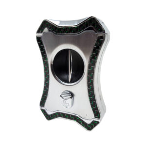 Rocky Patel Viper V-Cutter – Silver with Green Carbon Fiber